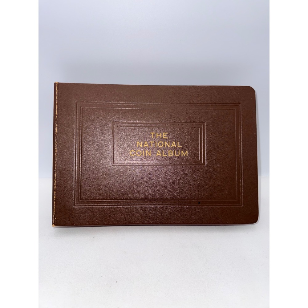 Wayte Raymond National Coin Album Half Dollars Brown Good Vintage Binder